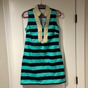 Sail to Sable Navy and Green Summer Dress